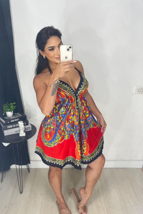 Vestido Curto Costas Nuas Bordado - Image 8