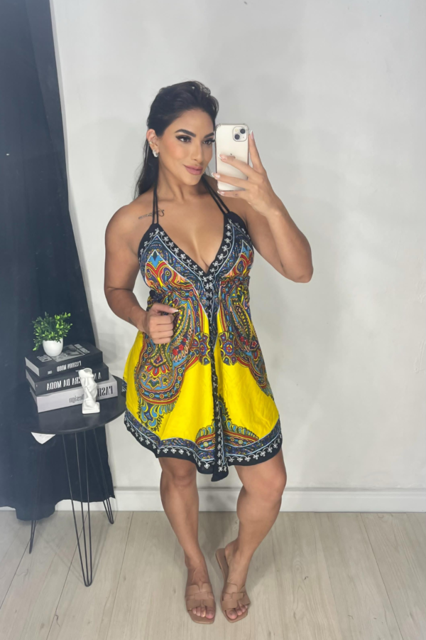 Vestido Curto Costas Nuas Bordado - Image 9