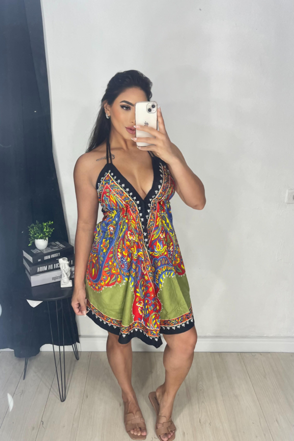 Vestido Curto Costas Nuas Bordado - Image 6