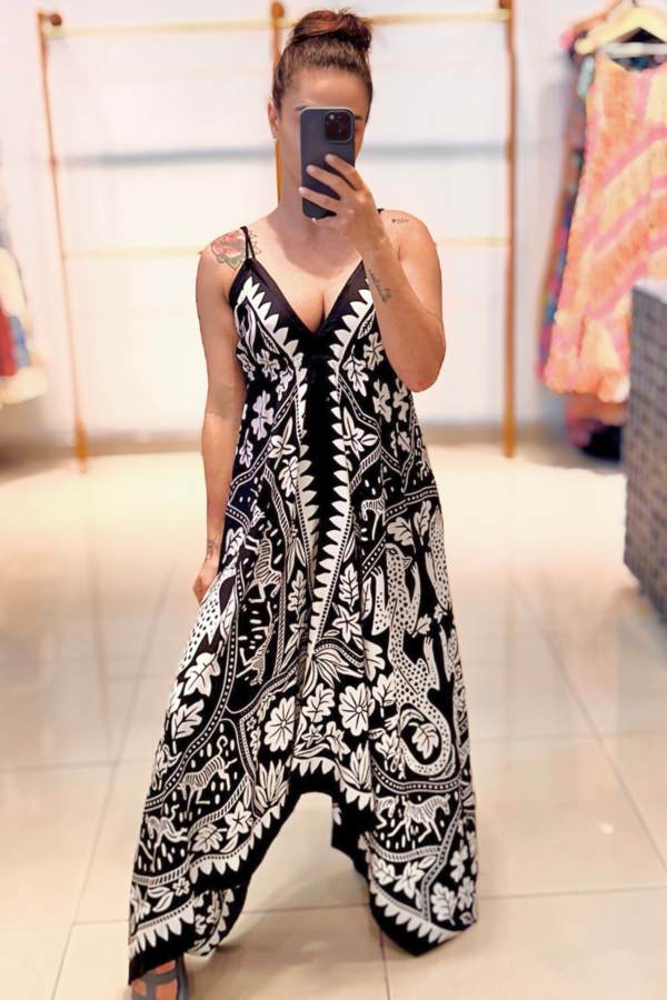 Vestido Dois Lenços Costas Nua - Image 3