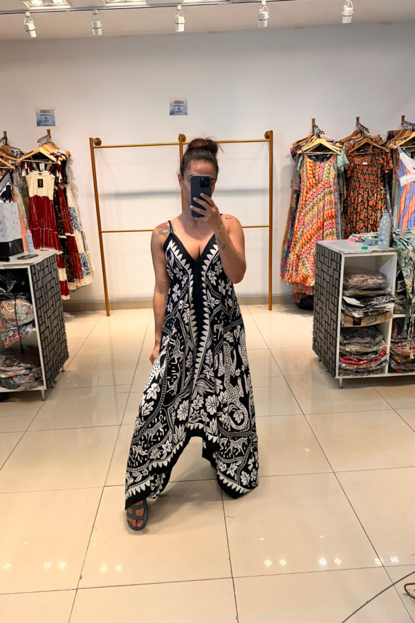 Vestido Dois Lenços Costas Nua - Image 7