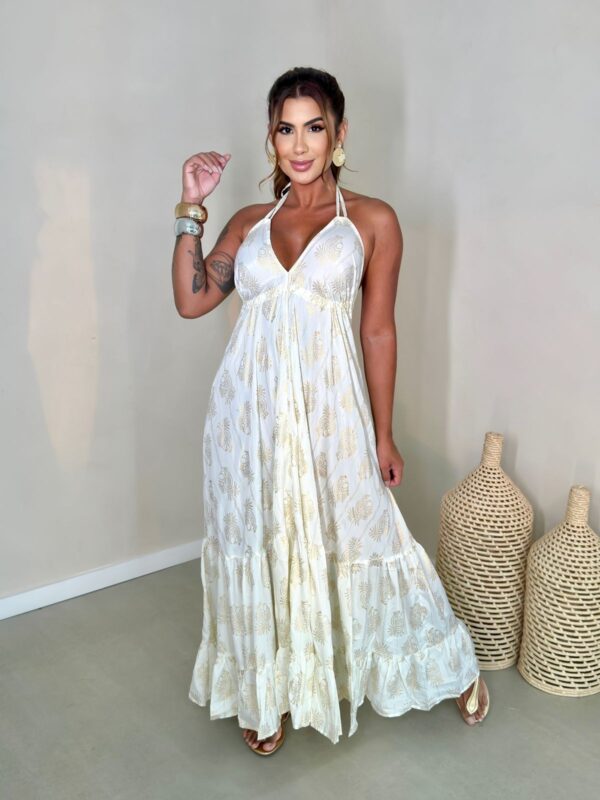 VESTIDO SEDA BRANCO COSTA NUA