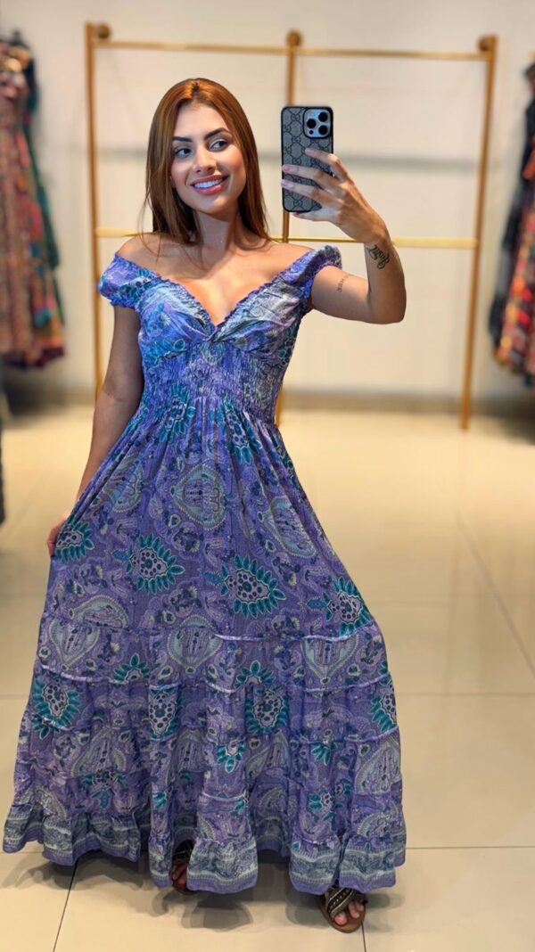 Vestido Ciganinha Longo