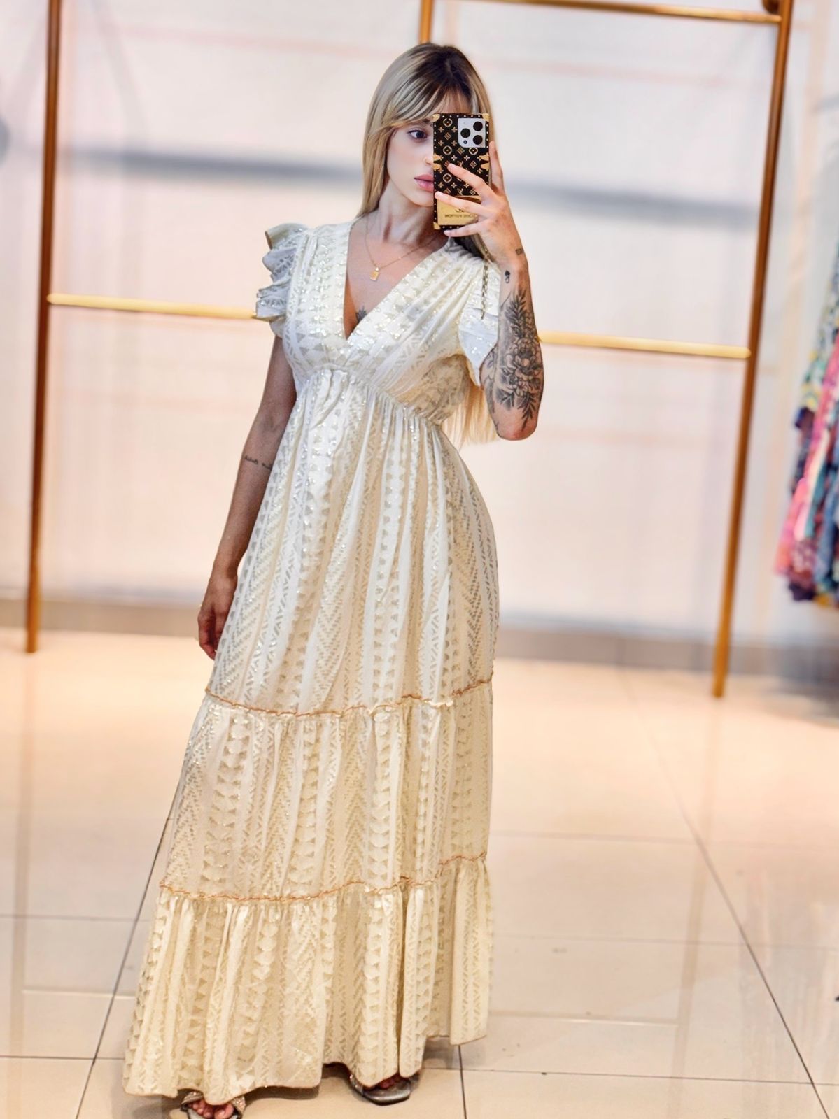 Vestido Longo Super Luxo