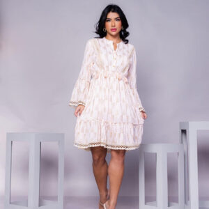 Vestido Curto Manga Longa