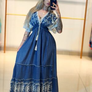 Vestido Jeans - Detalhes