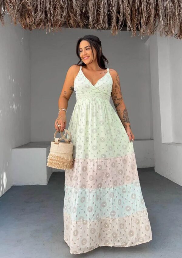 Vestido Boho - Alças Finas - Image 4
